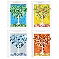 Seasons Of Love Notecard Assortment / 24 Pack Of 4 5/8