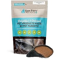 Raw Paws Filled Cow Hooves for Dogs - Peanut Butter Flavor, 5-Pack, Natural Beef, Free Range Cow Hooves with Peanut Butter for Dogs, Dogs Peanut Butter Treats, Stuffed Cow Hoof Dog Chews Peanut Butter