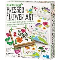 Green Creativity Pressed Flower Art Kit, Recycle Flowers Art & Crafts DIY Kit, For Boys & Girls Ages 5+