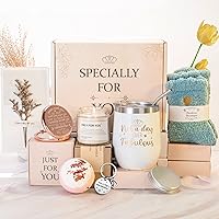 Luxurious Gift Basket Self Care Premium SPA for Sister, Best Friend, Birthday Gifts for Mom, Thank You Gifts