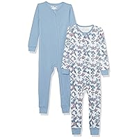 Hanes unisex-baby Ultimate Baby Zippin 2 Pack Sleep and Play Suits