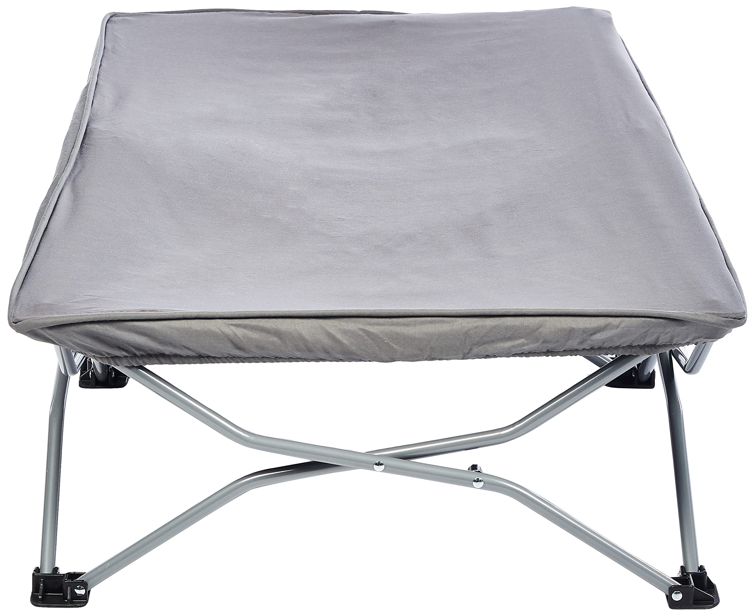 Regalo My Cot Portable Travel Bed, Includes Fitted Sheet, Grey, 1 Count (Pack of 1)