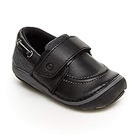 Stride Rite boys Sm Wally Sneaker, Black, 3.5-Infant US