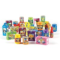 A to Z Alphabet Groceries - 31 Pieces, Ages 3+ Pretend Play Food for Toddlers, Preschool Learning Toys, Kitchen Play Toys for Kids, Supermarket Toys, Letter Recognition Toys