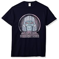 Transformers Men's All Hail Megatron Basic Solid Tee
