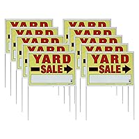 3935 Yard Sale, Assembled with metal U-Stake, Double Sided, 32