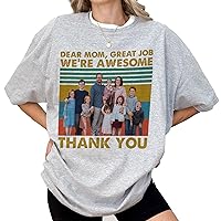 Generic DuminApparel Dear Mom Great Job We're Awesome Thank You Personalized Shirt, Personalized Photo Shirt for Mom, Custom Mothers Day Shirt Gift for Mom, Happy Mother's Day T-Shirt Multi