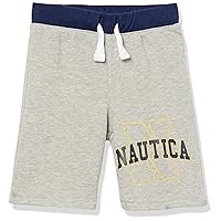 Nautica Boys' Pull-on Fleece Shorts, Drawstring Closure