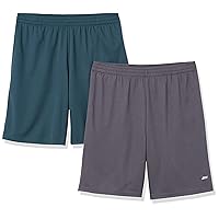 Amazon Essentials Men's Performance Tech Loose-Fit Shorts (Available in Big & Tall), Pack of 2
