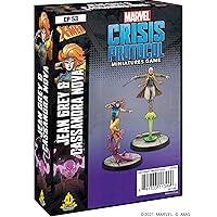 Marvel Crisis Protocol Jean Grey & Cassandra Nova Character Pack | Marvel Miniatures Strategy Game for Teens and Adults | Ages 14+ | 2 Players | Average Playtime 45 Minutes | Made by Atomic Mass Games