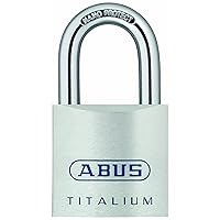 ABUS 80TI/50 KD Titalium Aluminum Alloy Padlock Keyed Different