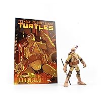 Teenage Mutant Ninja Turtles BST AXN v2 IDW Inspired Donatello 5-inch Action Figure & Limited Edition IDW Donatello Comic Book