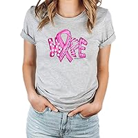 Hope I Can Do All Thing Through Christ Breast Cancer Awareness T-Shirt