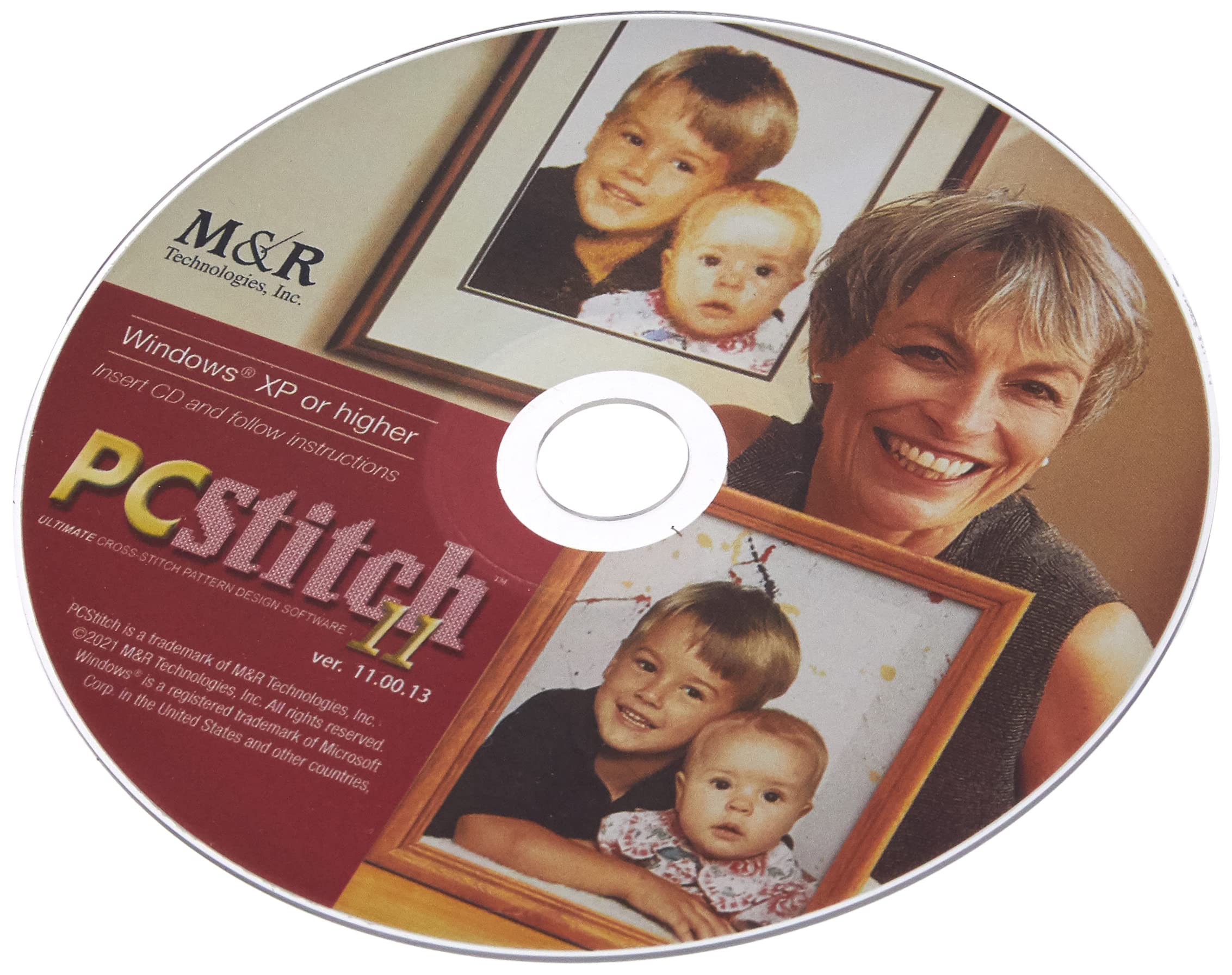 M & R Technologies Pc Pro Cross Stitch Software Version 11, Multicoloured, 19.3 x 13.71 x 3.55 cm