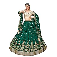 Indian Wedding Designer Jacquard Bridal Woman Lehenga Choli Dupatta 4058