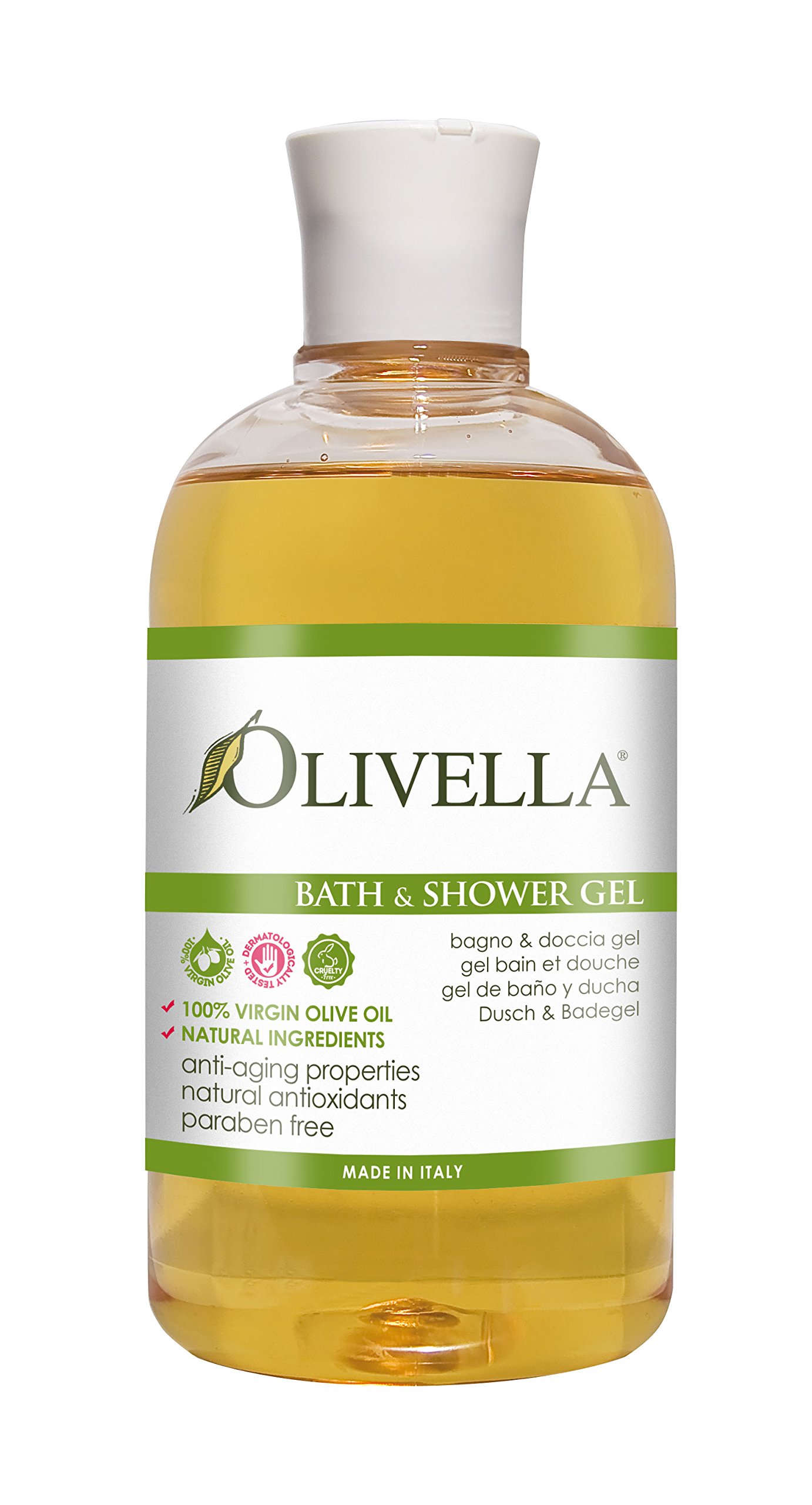Olivella Virgin Olive Oil, Bath & Shower Gel - 16.9 Oz