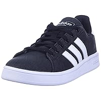 Adidas Kids’ Grand Court K Sneaker, core Black/ftwr White/Grey, 11K M US Little Kid