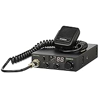 Uniden PRO510XL Pro Series 40-Channel CB Radio, Compact Design, Backlit LCD Display, Public Address, ANL Switch and 7 Watts of Audio Output, Unique PLL Circuit, S/RF LED Meter, (Renewed)