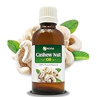 Cashew Nut Oil with Dropper (Anacardium Occibentale) 100% Natural Pure Carrier Oil (30ml)