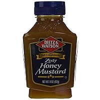 Dietz & Watson, Deli Compliments, Zesty Honey Mustard, 11oz Bottle (Pack of 2)