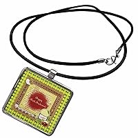 Image of Happy Rosh Hashansh, Apples, Flowers, Lace,... - Necklace With Pendant (ncl-372589)