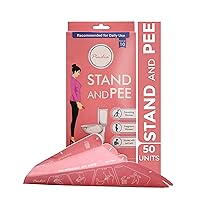 PINDIA Stand and Pee Portable Female Urination Device | Recyclable Disposable Urinal Funnel | Travel, Camping, Hiking and Outdoor Activities |Compact Stand and Pee Funnel for Women, Girls( 50 Funnels)