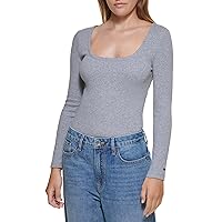 DKNY Women's Essential Stretchy Long Sleeve Top