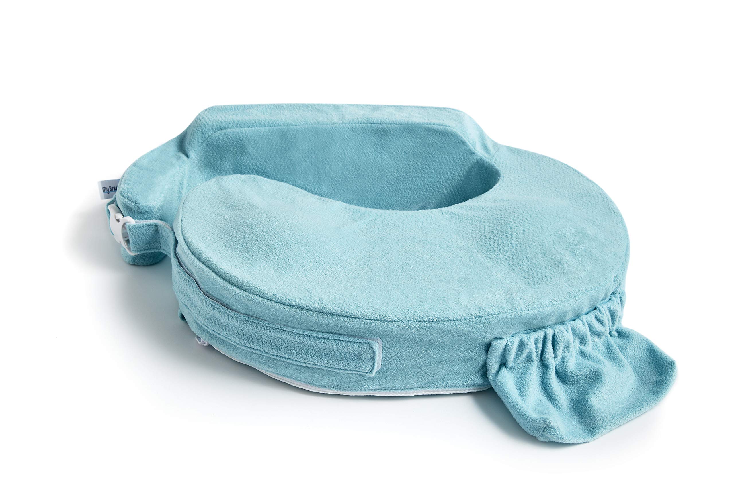 My Brest Friend Deluxe Nursing Pillow Slipcover Sleeve | Great for Breastfeeding Moms | Pillow Not Included, Aqua
