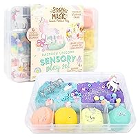 Rainbow Unicorn Sensory Play Set, Build Cognitive Development and Fine Motor Skills, Tactile Activities for On The Go, Sensory Toys for Preschoolers and Kids Ages 4, 5, 6, 7, 8