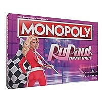 Monopoly RuPaul’s Drag Race | Officially Licensed Collectible Board Game | Play as Checkered Flag, Lipstick, Roll of Duct Tape, and More | Based On Hit Reality TV Series