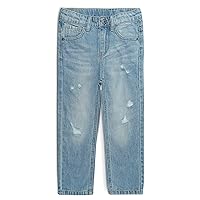 KIDSCOOL SPACE Boys Jeans,Elastic Band Inside Ripped Soft Denim Pants