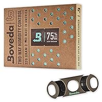 Boveda Cigar Cutter Bundle – Double-Guillotine Cutter + 1-Count Size 320 Boveda for Humidors – 75% RH 2-Way Humidity Control to FIX HIGH MOISTURE LOSS in Challenging Humidors & Dry Climates