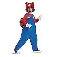Mario Raccoon Deluxe Super Mario Bros. Nintendo Costume, Small/4-6