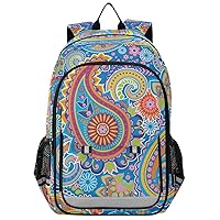 ALAZA Traditional Asian Elements Paisley Casual Daypacks Outdoor Backpack