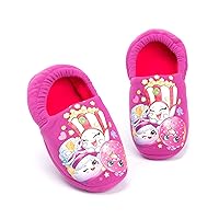 Vanilla Underground Purple Slippers For Girls Kids Popcorn Food Characters House Shoes
