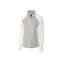 Cutter & Buck Women's Forge Tonal Stripe Half Zip