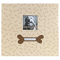 MCS Expandable 10-Page Pet Scrapbook Album with Photo Opening Cover and 12 x 12 Inch Pages, 13.5 x 12.5 Inch, Dog