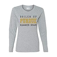 NCAA University Block, Team Color Womens Long Sleeve T Shirt, College, University