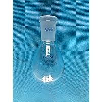 FLK-05-100 ASTM STD Glass 100ml 24/40 Joint Recovery Flask Heavy Wall Single Neck Round Bottom Evaporating Flask