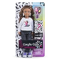Corolle Girls Melody Shopping Surprise Set Fashion Doll and 6-Piece Accessory Set, for Kids Ages 4 Years and up