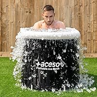 Portable Ice Bath 100 Gal – Ultimate Cold Water Therapy Tub, Peak Athletic Performance & Recovery | Plunge Pool, Plunge Tub | Perfect for Gardens, Gyms and Other Cold Water Therapy Training
