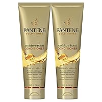 Sulfate and Paraben Free Conditioner with Argan Oil, Pro-V Gold Series, for Natural and Curly Textured Hair, 8.4 Fl Oz (Pack of 2)