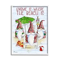 Tropical Christmas Gnomes Framed Giclee Art by Paul Brent