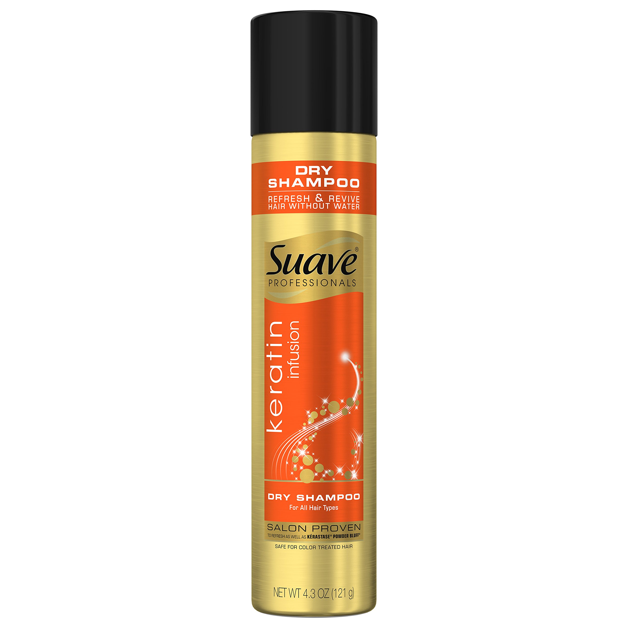 Suave Professionals Dry Shampoo, Keratin Infusion, 4.3 Fl Oz (Pack of 1)
