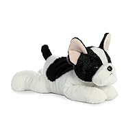Aurora® Adorable Flopsie™ French Bulldog Pup Stuffed Animal - Playful Ease - Timeless Companions - White 12 Inches