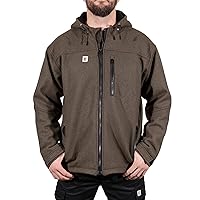 Big Bill Hooded Fleece Lined Merino Wool Jacket for Hunting, Shooting and Winter Outdoors Made in Canada