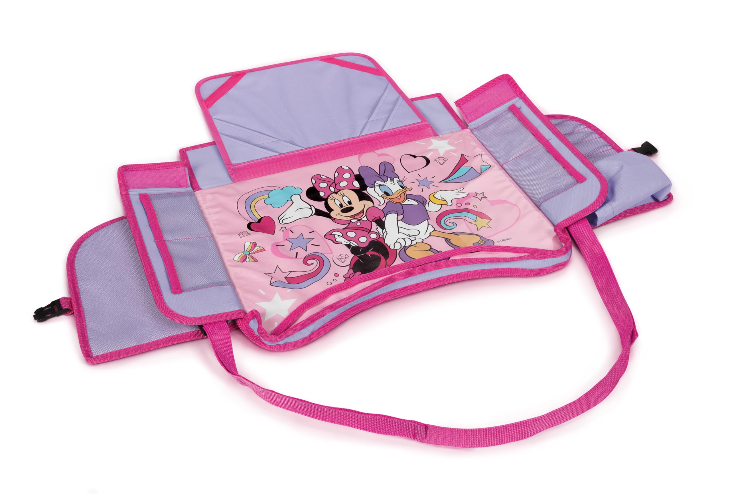 Minnie Mouse Kids Travel Tray for Car, Toddler Car Seat Tray for Travel, Car Trays for Kids Roadtrip Essentials & Activities