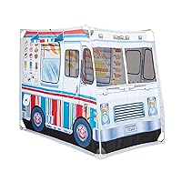Melissa & Doug Food Truck Play Tent Role Play Toy Food Truck Tent, Ice Cream Truck Tent For Kids Ages 3+