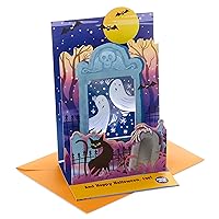 Hallmark Musical Halloween Card for Kids (Displayable Ghosts in Cemetery)