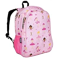 Wildkin 15-Inch Kids Backpack for Boys & Girls, Perfect for Early Elementary Daycare School Travel, Features Padded Back & Adjustable Strap (Ballerina)